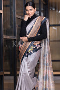 Kalamkari Saree Opal Purple Kalamkari Saree saree online