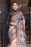 Kalamkari Saree Peach Kalamkari Saree saree online