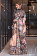 Kalamkari Saree Peach Kalamkari Saree saree online