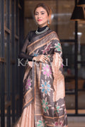 Kalamkari Saree Peach Kalamkari Saree saree online
