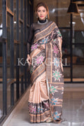 Kalamkari Saree Peach Kalamkari Saree saree online