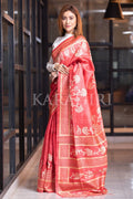 Kalamkari Saree Red Kalamkari Saree saree online