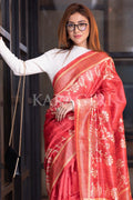 Kalamkari Saree Red Kalamkari Saree saree online