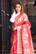 Kalamkari Saree Red Kalamkari Saree saree online