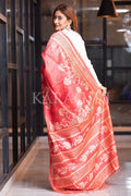 Kalamkari Saree Red Kalamkari Saree saree online