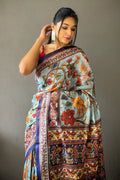printed saree