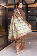 Kalamkari Saree Tawny Brown Kalamkari Saree saree online