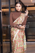 Kalamkari Saree Tawny Brown Kalamkari Saree saree online