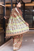 Kalamkari Saree Tawny Brown Kalamkari Saree saree online
