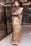 Kalamkari Saree Tawny Brown Kalamkari Saree saree online