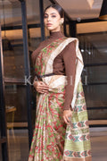 Kalamkari Saree Tawny Brown Kalamkari Saree saree online