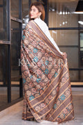 Kalamkari Saree Tawny Brown Kalamkari Saree saree online