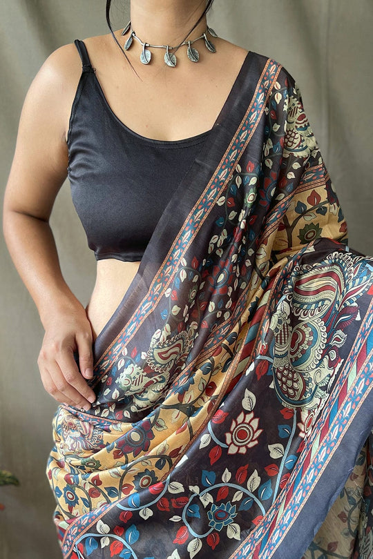 printed saree