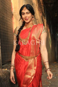 Kanjivaram Saree ADAH SHARMA in Rose Red Kanjivaram Saree saree online