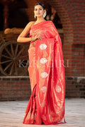 Kanjivaram Saree Blush Red Kanjivaram Saree saree online