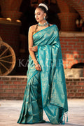 Kanjivaram Saree Carolina Blue Kanjivaram Saree saree online