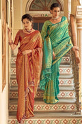 Kanjivaram Saree Cerulean Blue Kanjivaram Saree saree online