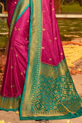 pink kanjivaram saree 