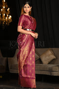 Kanjivaram Saree Dark Orchid Purple Kanjivaram Saree saree online