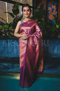 Kanjivaram Saree Grape Purple Kanjivaram Saree saree online