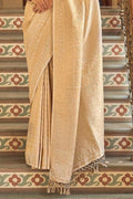 Kanjivaram Saree Lace White Kanjivaram Saree saree online