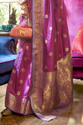 Kanjivaram Saree Lilac Purple Kanjivaram Saree saree online