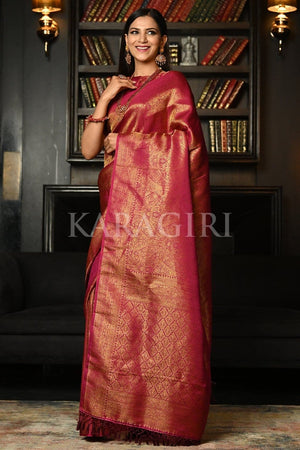 Mauve Purple Kanjivaram Saree