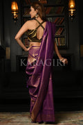 Kanjivaram Saree Plum Purple Kanjivaram Saree saree online