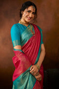 Kanjivaram Saree Raspberry Pink Kanjivaram Saree saree online