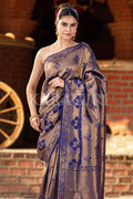 Kanjivaram Saree Sapphire Blue Kanjivaram Saree saree online