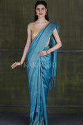 Kanjivaram Saree Sky Blue Kanjivaram Saree saree online