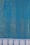 Kanjivaram Saree Sky Blue Kanjivaram Saree saree online
