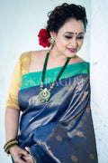 Kanjivaram Saree SONALIKA JOSHI in Royal Purple Kanjivaram Saree saree online