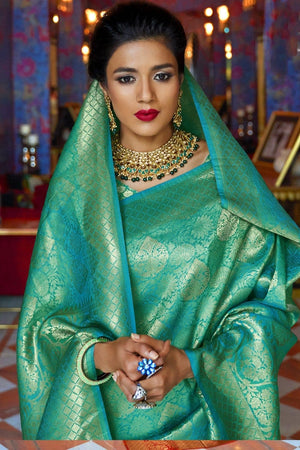 Reception Wear Sarees | Designer Sarees for Wedding Reception – BharatSthali