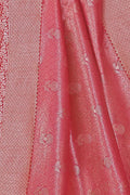Kanjivaram Saree Watermelon Pink Woven Pastel Kanjivaram Saree - Special Wedding Edition saree online