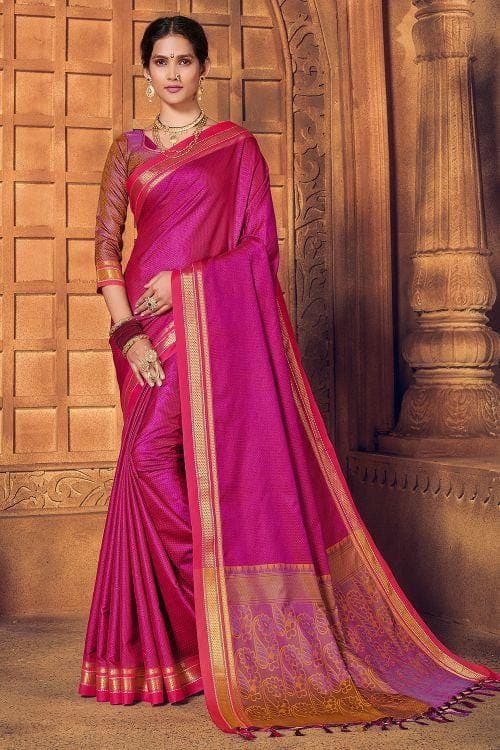 Greyish Green Odisha Ikat Mulberry Silk Saree with running blouse piec -  Crafts Collection