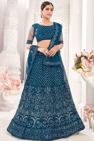 Admiral Blue Lehenga Choli