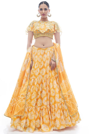 Bumblebee Yellow Lehenga Choli