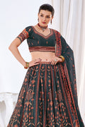 black lehenga choli