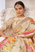 cream lehenga choli