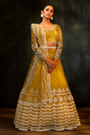 Dandelion Yellow Lehenga Choli