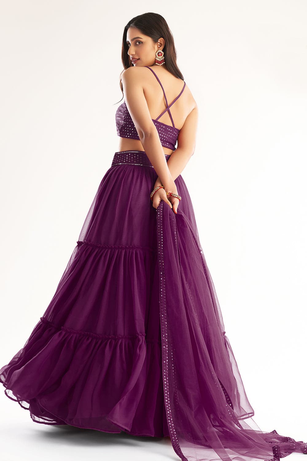 These Latest Lavender Lehengas for 2021 Real Brides Are Immaculate! |  WeddingBazaar