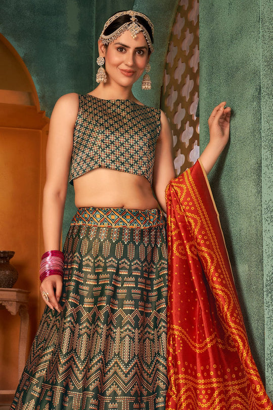 Fern Green Lehenga Choli