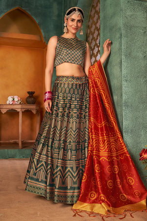 Fern Green Lehenga Choli