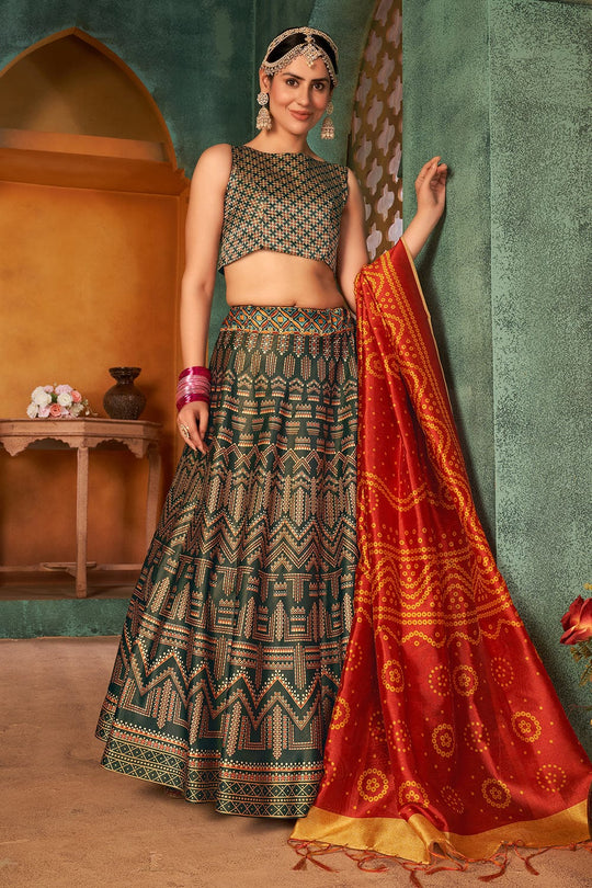 Fern Green Lehenga Choli