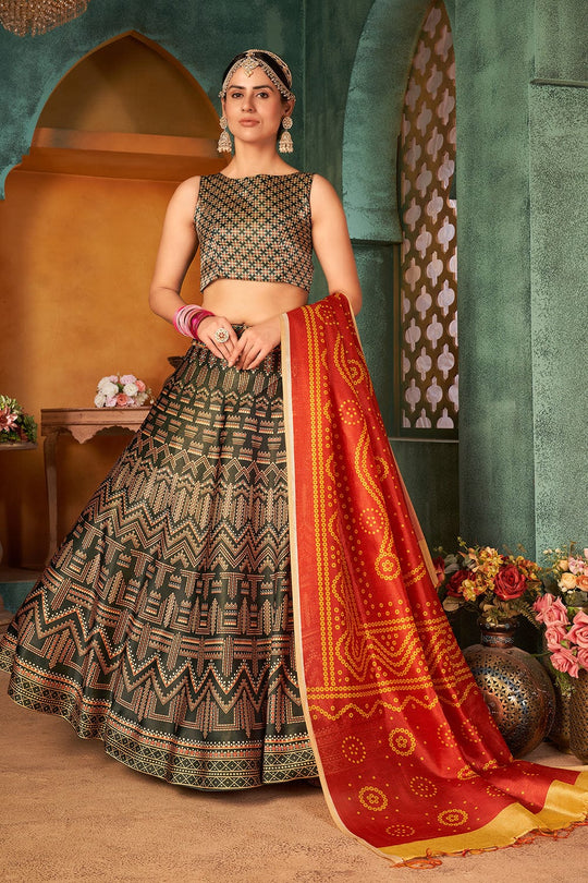Fern Green Lehenga Choli