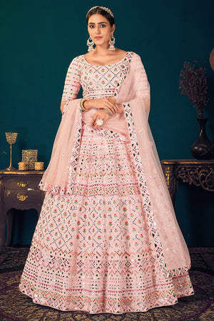 Flamingo Pink Lehenga Choli