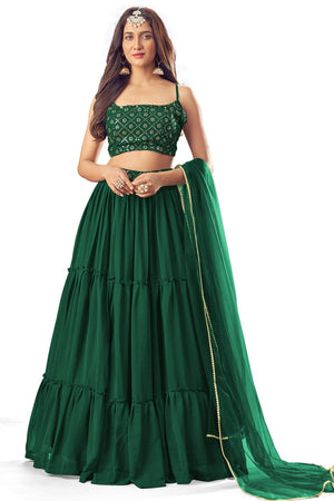 Forest Green Lehenga Choli