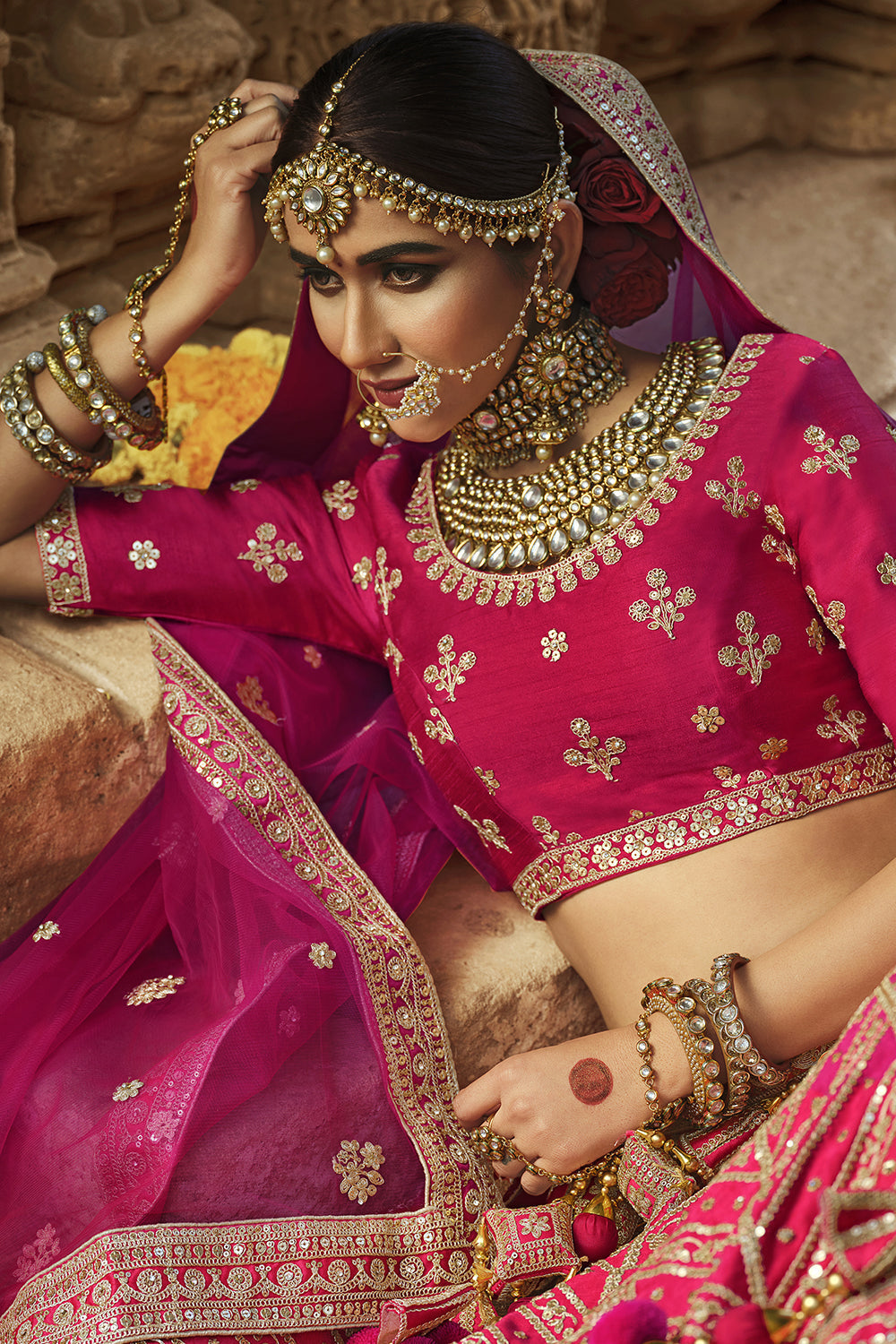 The 8 Gorgeous Temple Jewellery Designs For Brides – Exquisite & Stunning!  - SetMyWed
