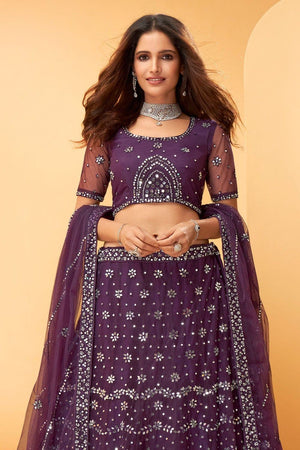 Grape Purple Lehenga Choli
